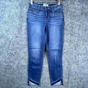 Paige Jeans Womens 25 Blue Verdugo Crop Denim Stretch‎